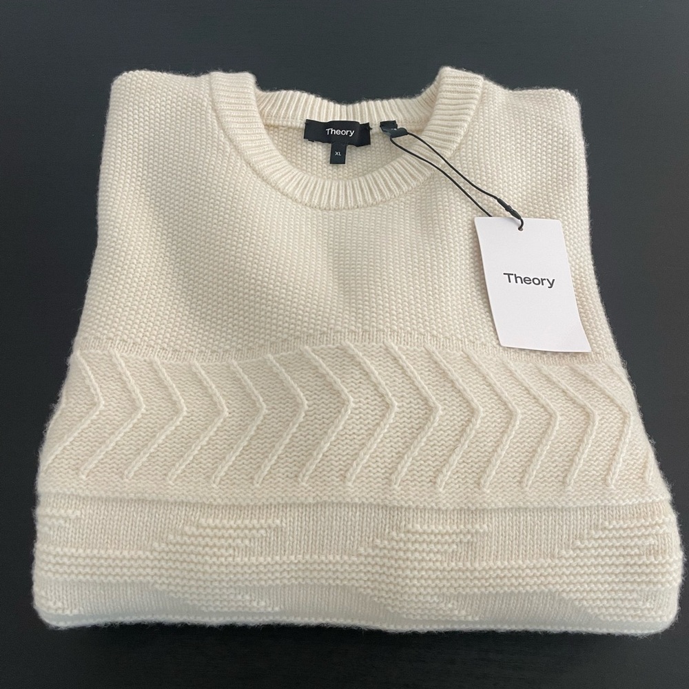 Theory Cream Sweater